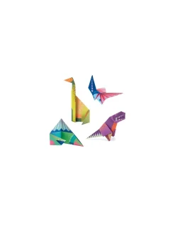 Origami facile dinosaures - Djeco