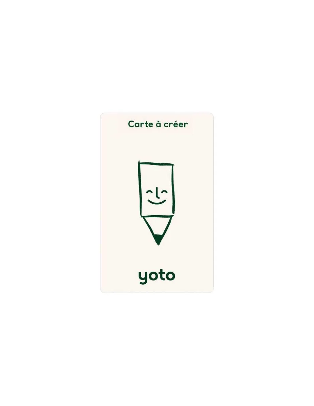 Pack de 5 cartes à créer - Yoto
