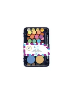 Palette d'artiste 50 gouaches - Djeco