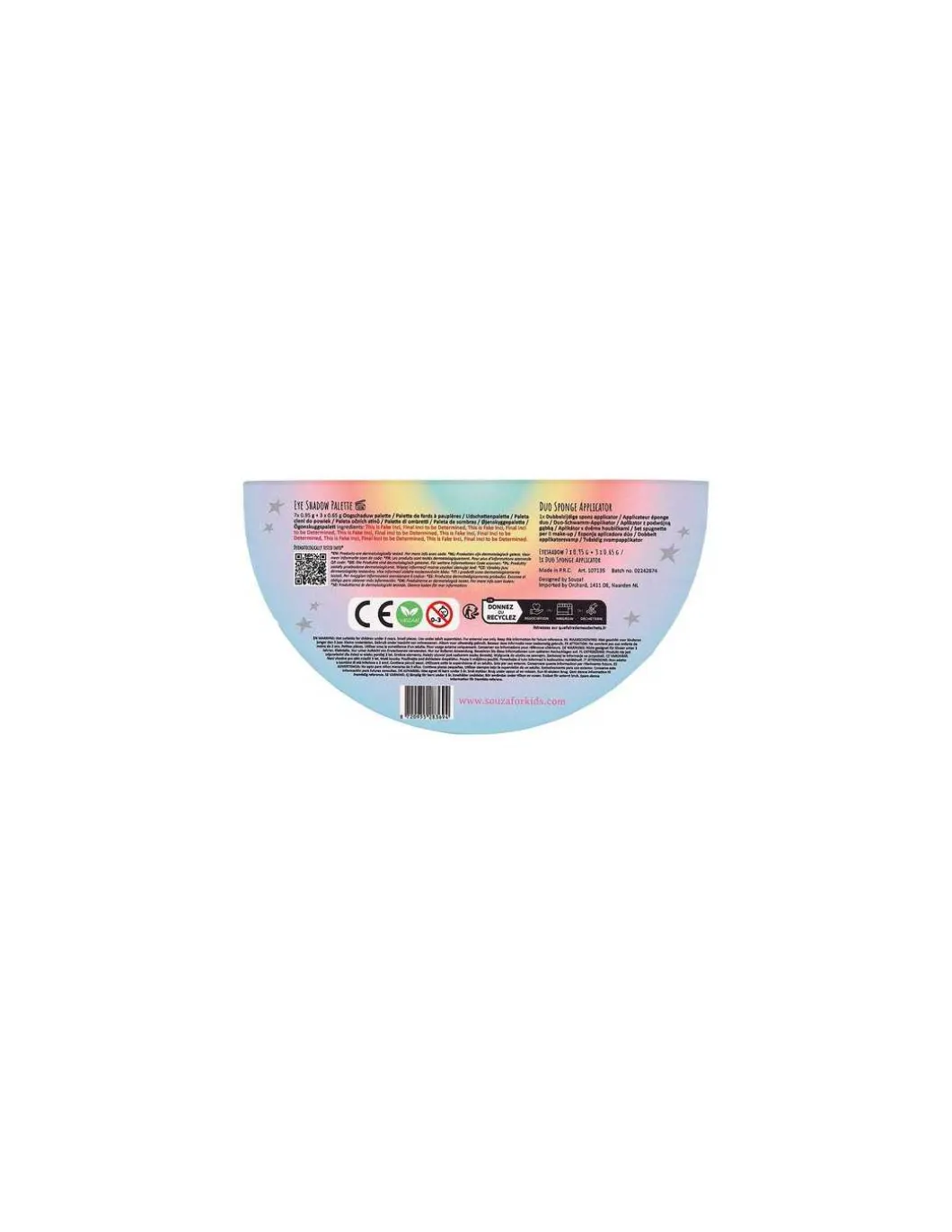 Palette de fard à paupières Licorne - Souza