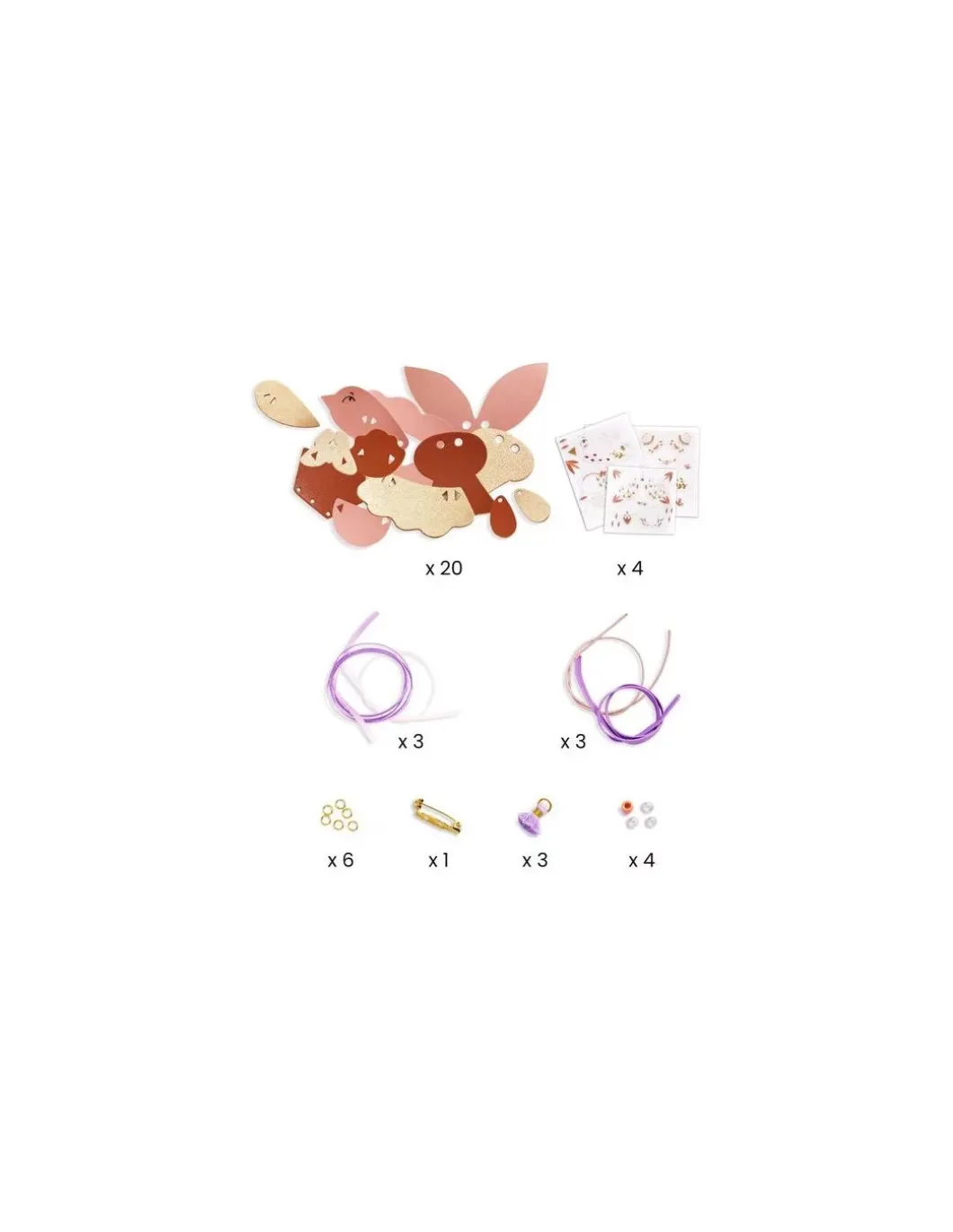 Parure de bijoux à créer Miss Rosefinch - Do it Yourself - Djeco