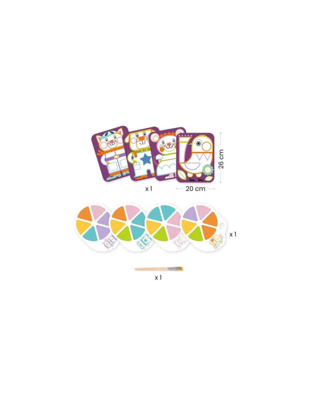 Peinture à la palette Les Joufflus - Djeco