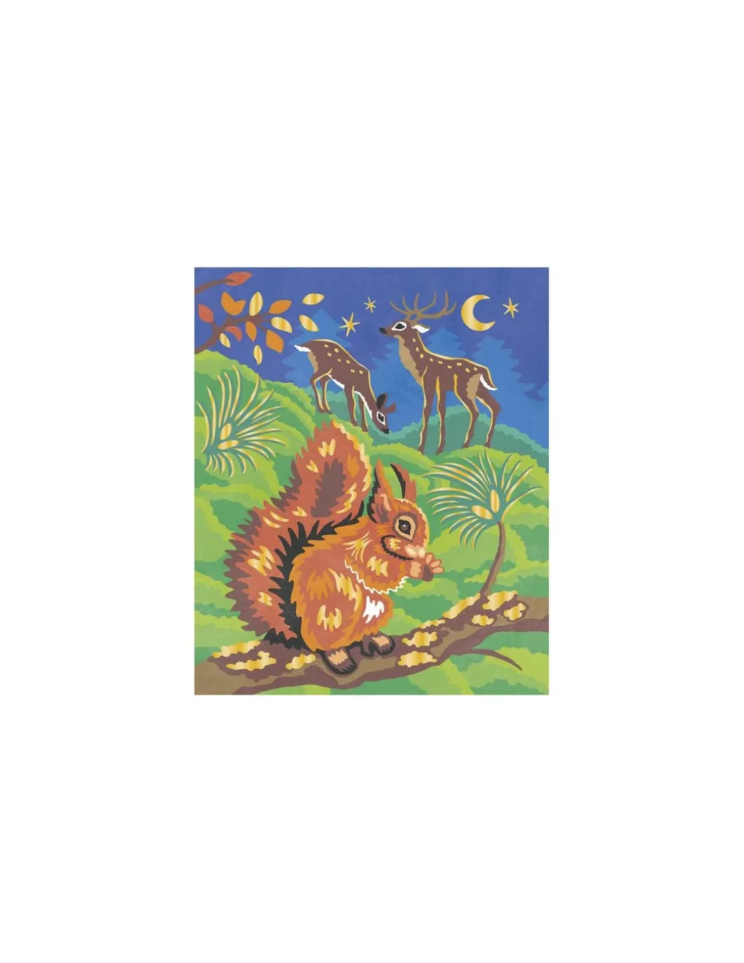 Peinture au numéro animaux de la forêt - Janod
