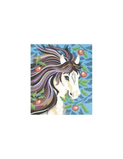 Peinture au numéro aquarelle Chevaux - Janod