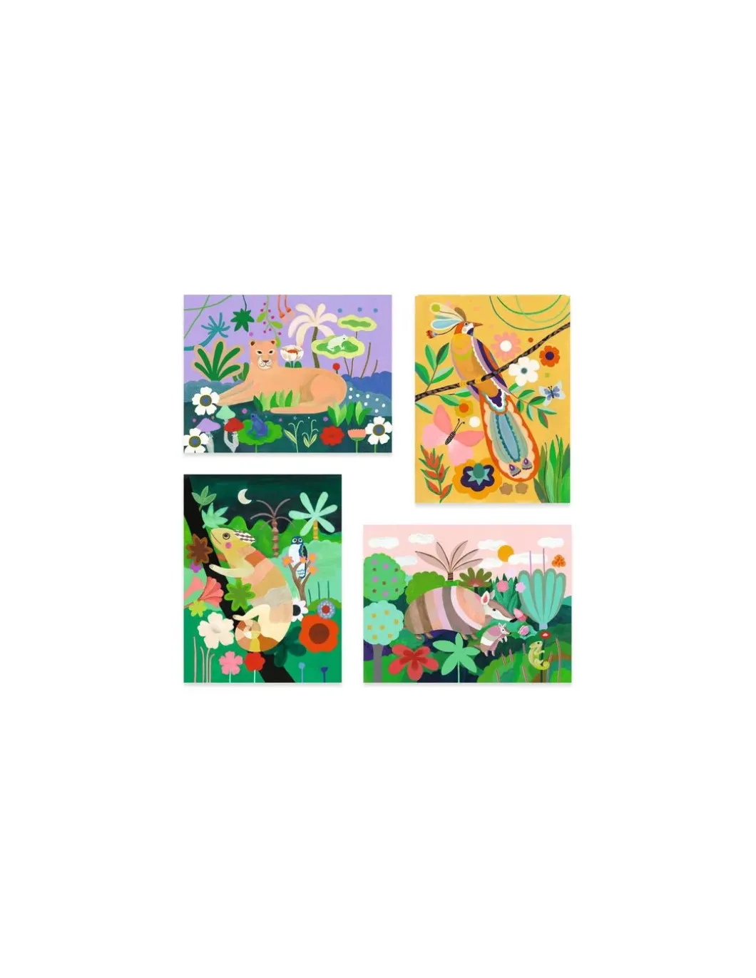 Peinture 3D Forêt tropicale - Djeco