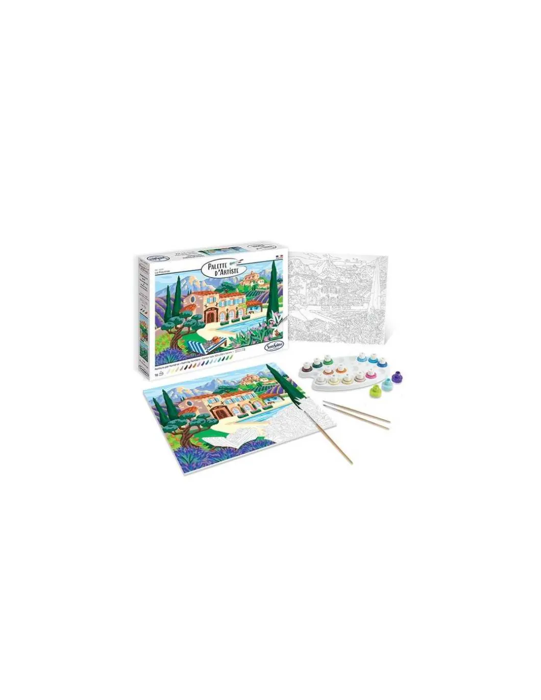 Peinture par numéros La Provence Palette d'artiste - Sentosphère