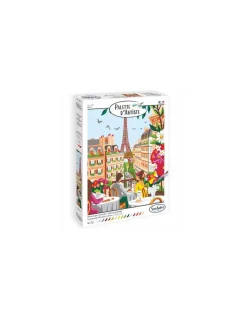 Peinture par numéros Paris Palette d'artiste - Sentosphère