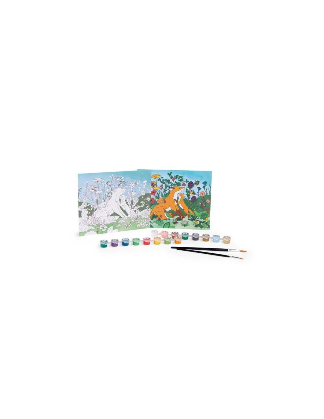 Peintures au numéro Le jardinier Le jardin du Moulin - Moulin Roty