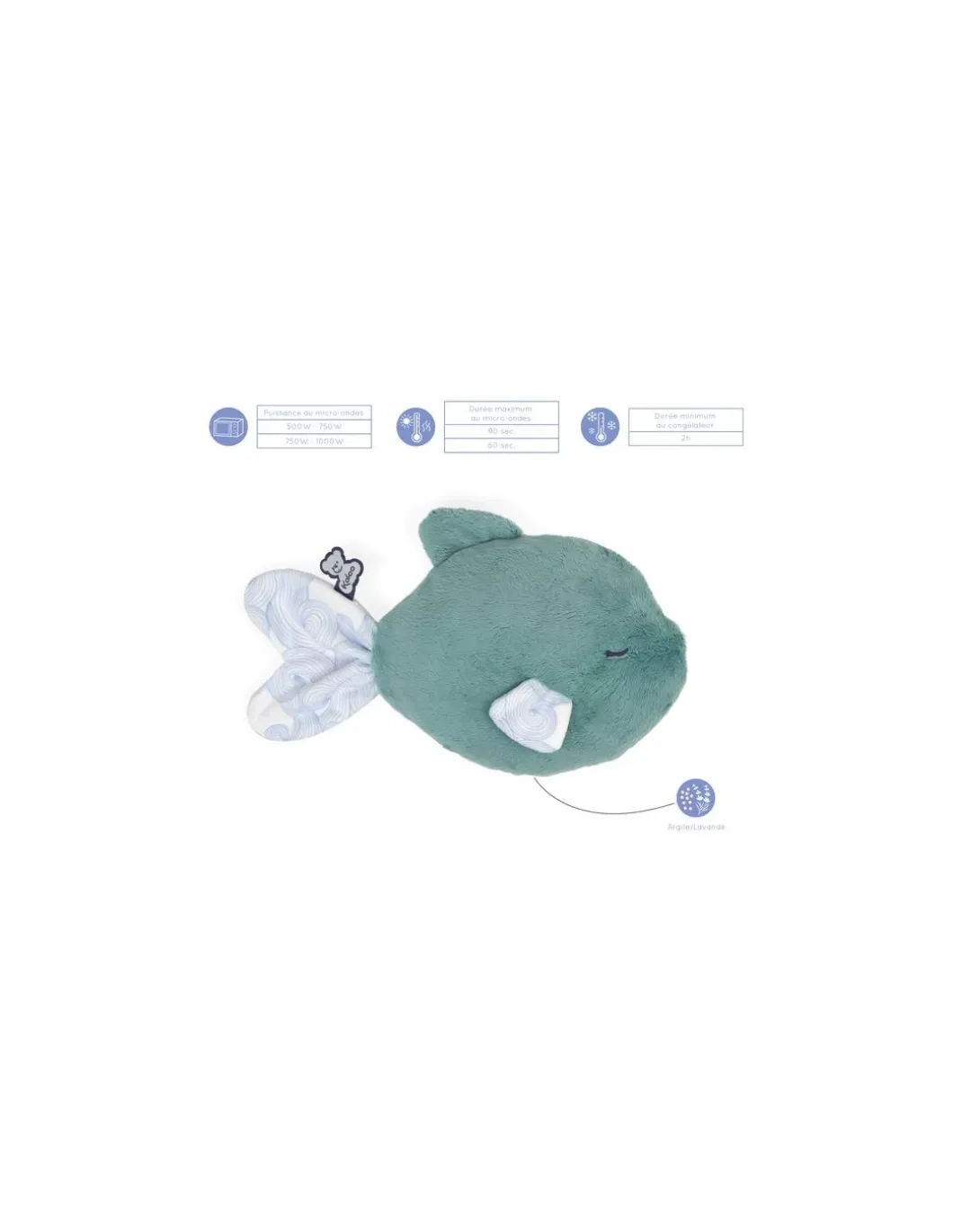 Peluche bien-être poisson Petit calme - Kaloo
