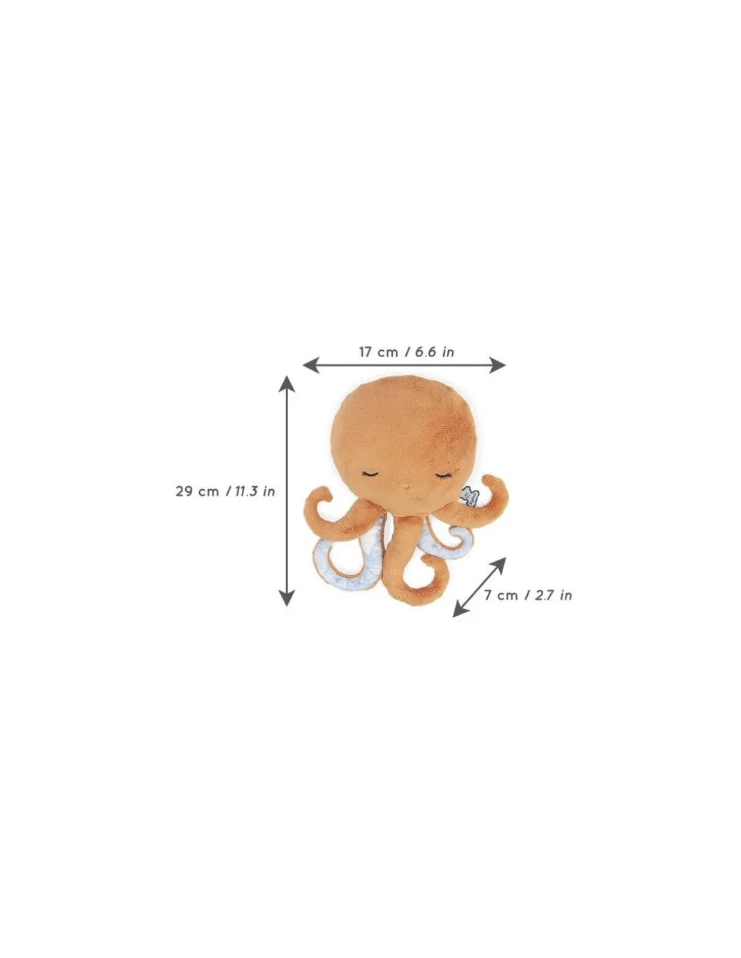 Peluche bien-être poulpe Petit calme - Kaloo