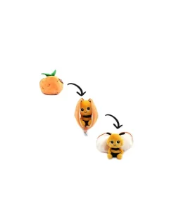 Peluche Buzzet l'abeille mandarine - Flipetz by Déglingos