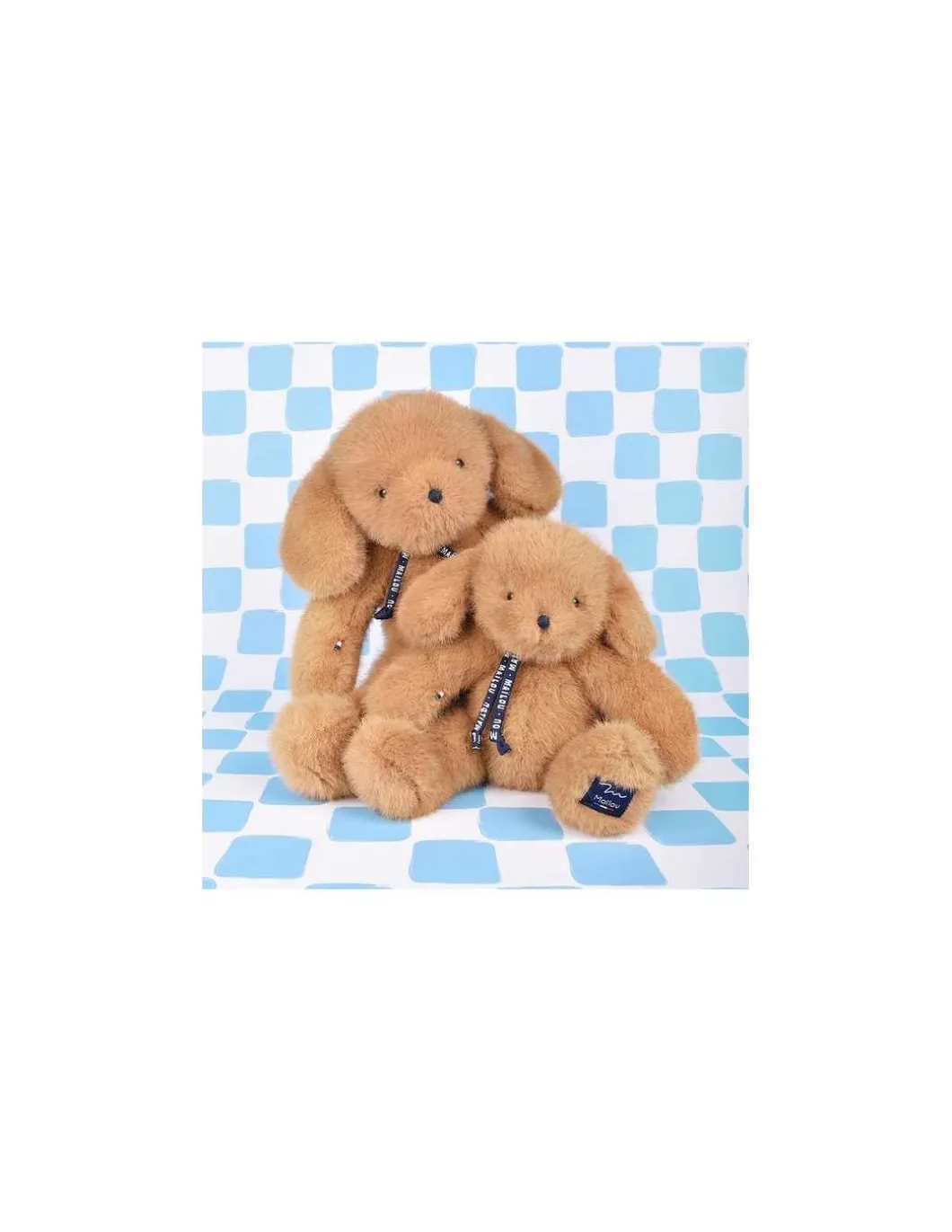 Peluche chien caramel 30 cm Sowen - Maïlou Tradition