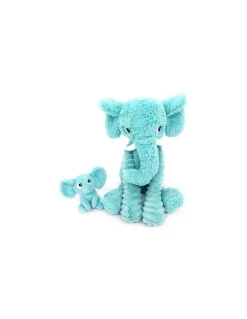Peluche Dimoitou l'éléphant aqua - Les Ptipotos by Déglingos
