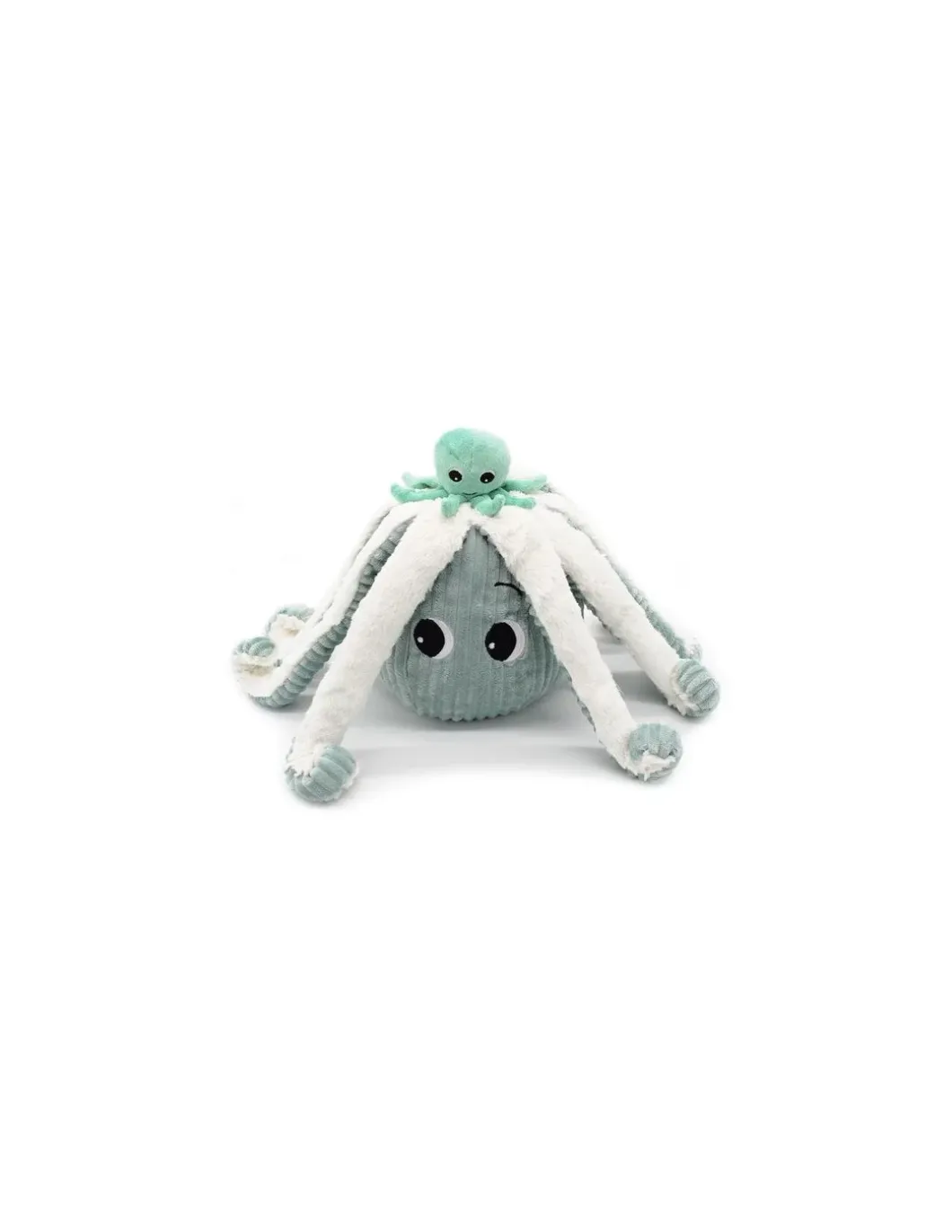 Peluche Filou la pieuvre vert menthe - Les Ptipotos by Déglingos