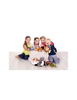 Peluche gant marionnette grenouille