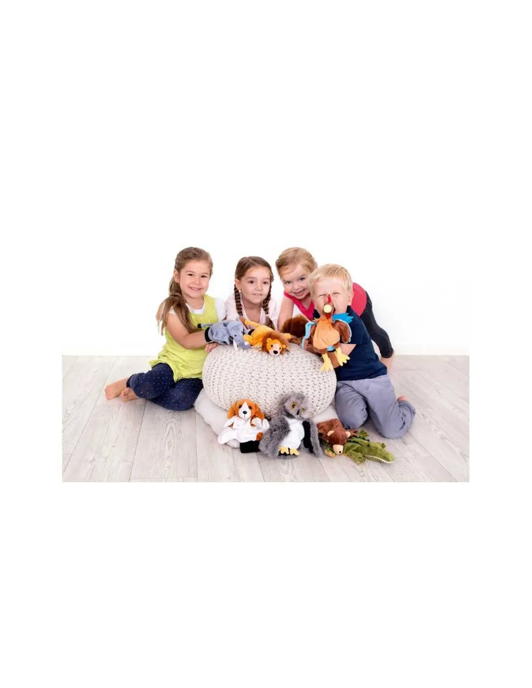 Peluche gant marionnette souris