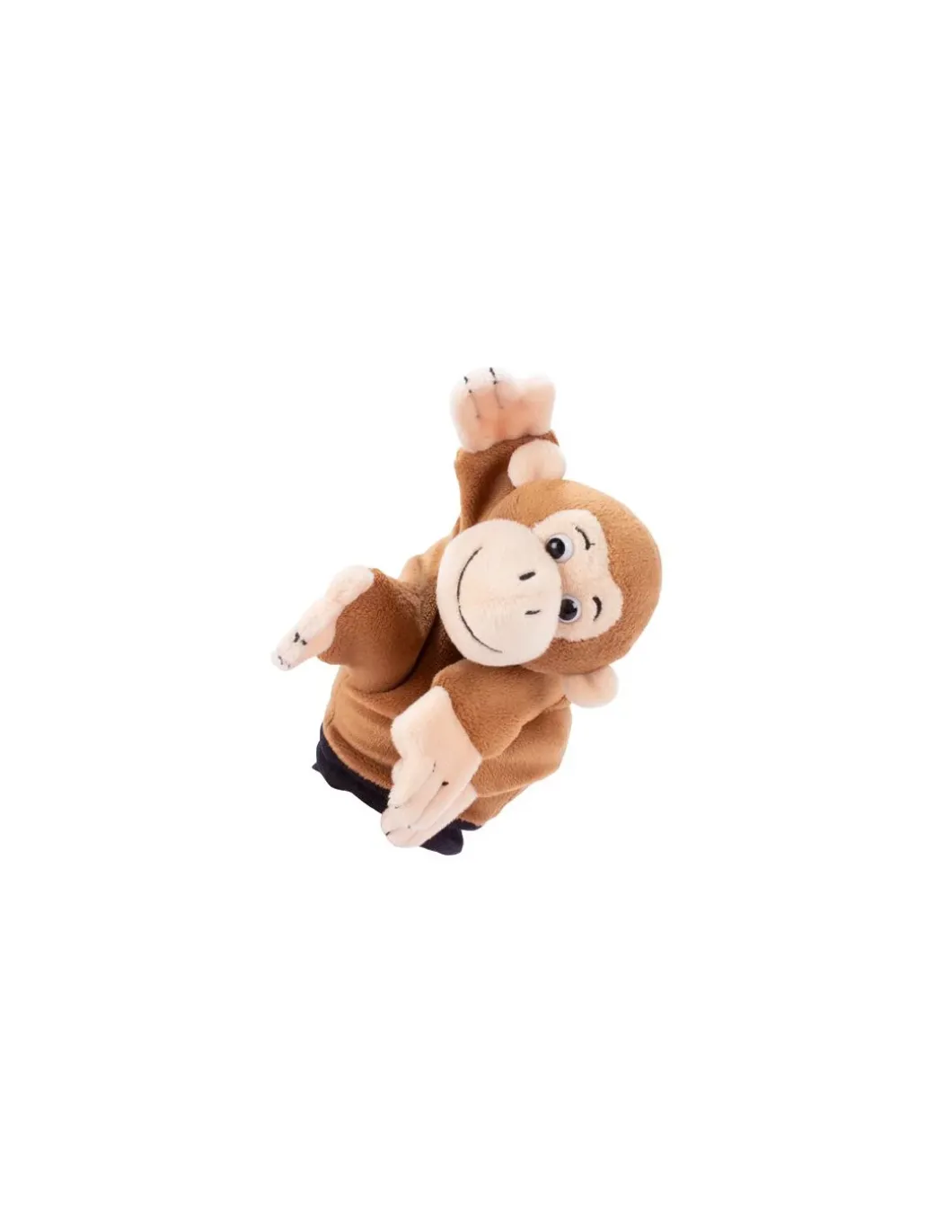 Peluche gant marionnette singe