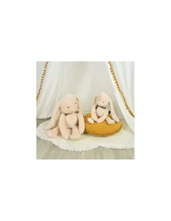 Peluche Lapin Méloé 56 cm beige - Maïlou Tradition