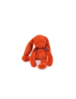 Peluche Lapin Méloé 37 cm potiron - Maïlou Tradition