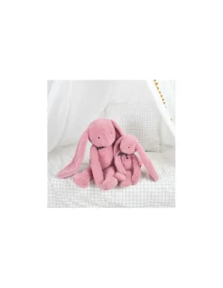 Peluche Lapin Méloé 37 cm Rosée - Maïlou Tradition