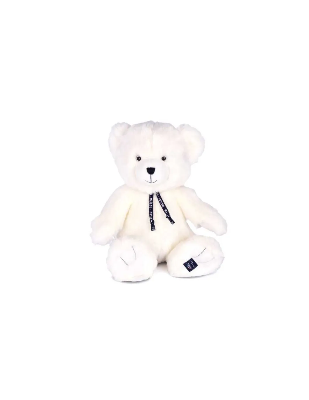 Peluche L'ours Blanc 35 cm - Maïlou Tradition