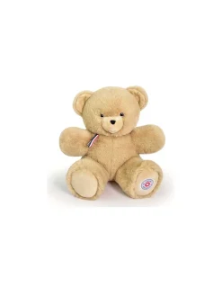 Peluche L'ours français 35 cm beige poudré