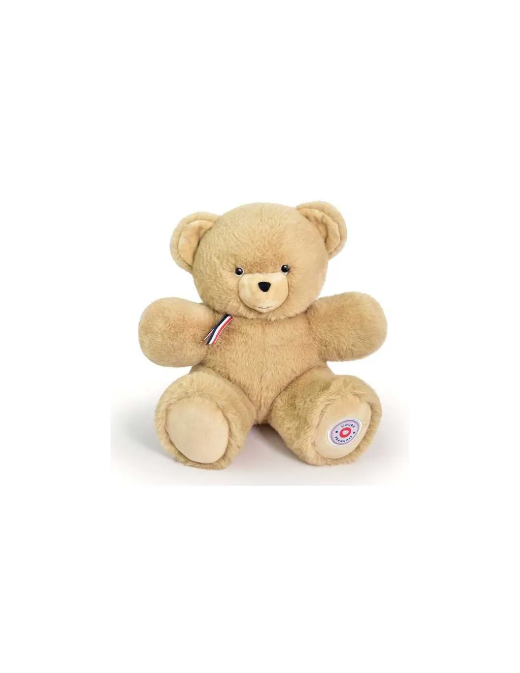 Peluche L'ours français 35 cm beige poudré