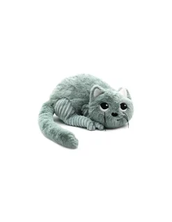 Peluche Miaou le chat maman et bébé vert menthe - Les Ptipotos by Déglingos