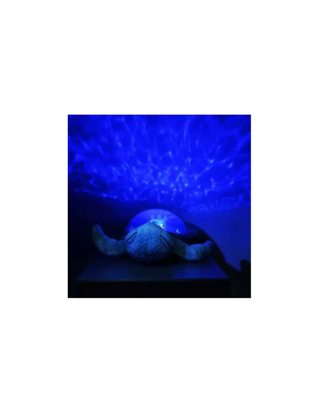 Peluche musicale à projections Tranquil turtle aqua rechargeable - Cloud b