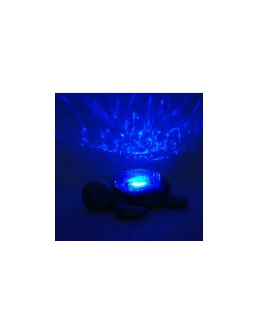 Peluche musicale à projections Tranquil turtle aqua rechargeable - Cloud b