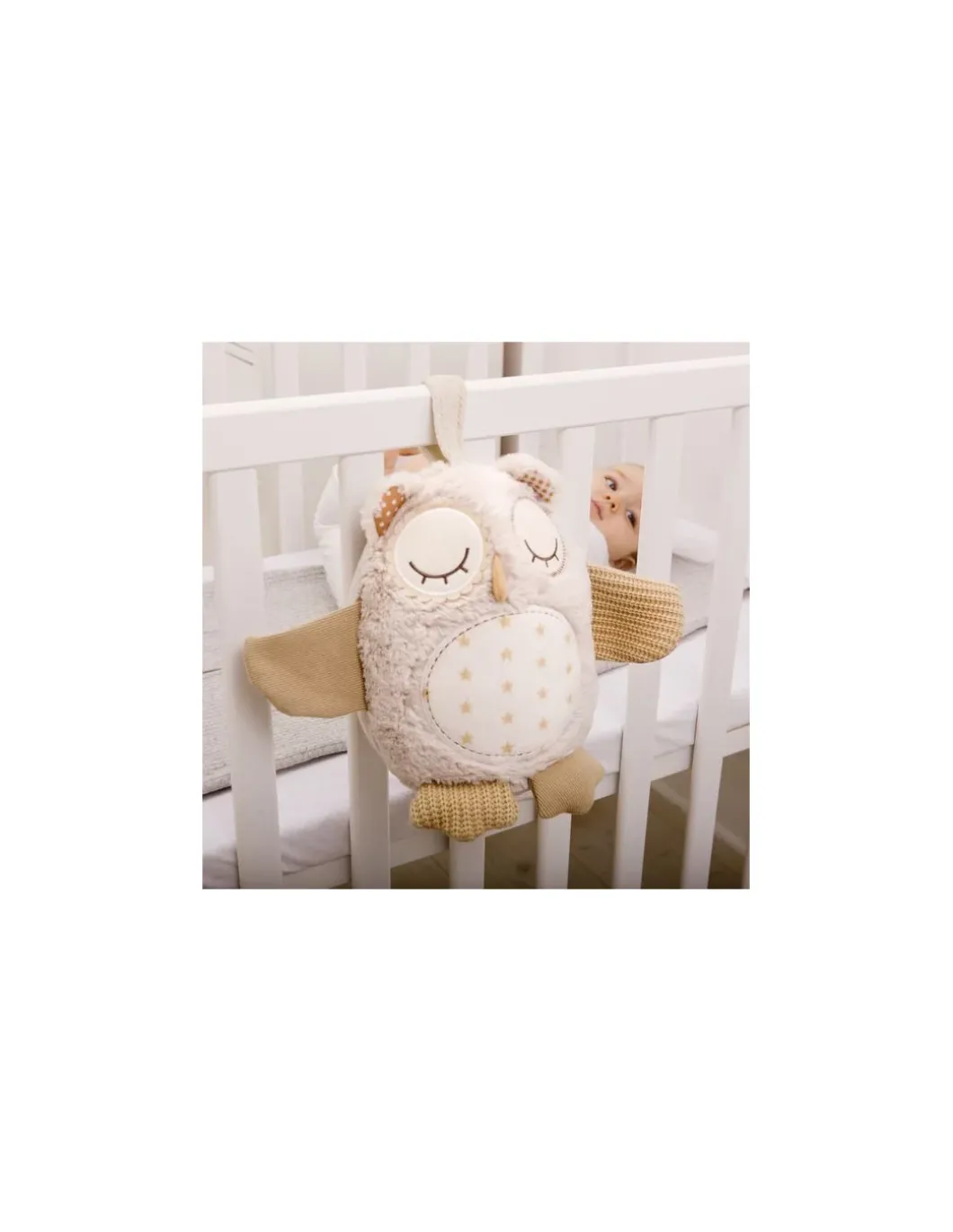 Peluche musicale chouette avec détecteur de pleurs - Cloud b