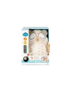 Peluche musicale chouette avec détecteur de pleurs - Cloud b