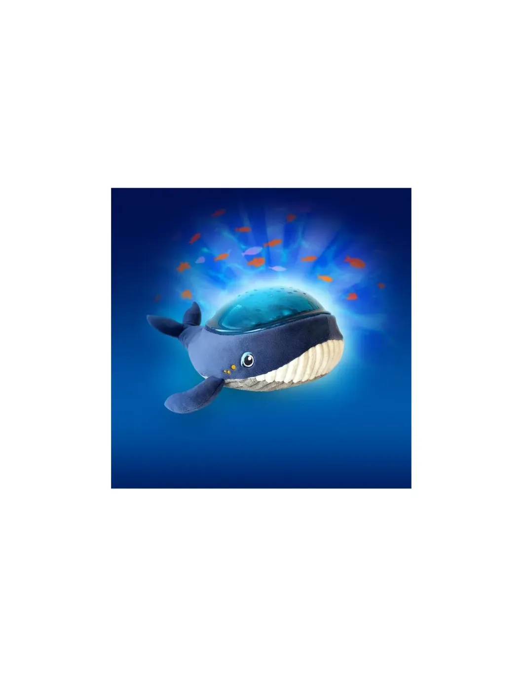 Peluche projecteur dynamique baleine Aqua Dream - Pabobo