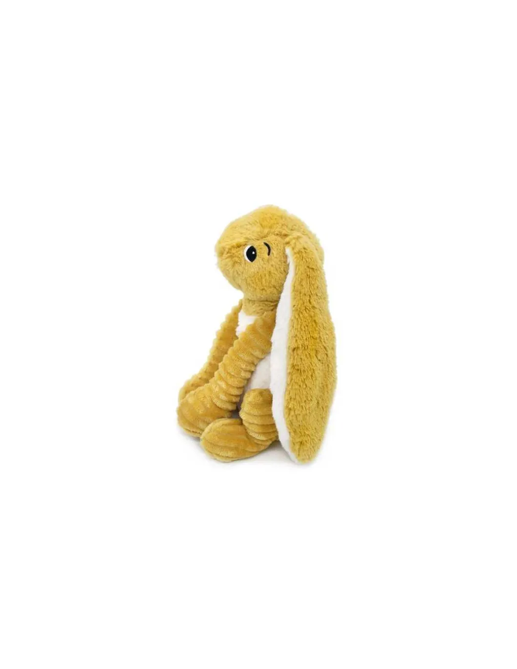 Peluche Toudou le lapin jaune moutarde - Les Ptipotos by Déglingos