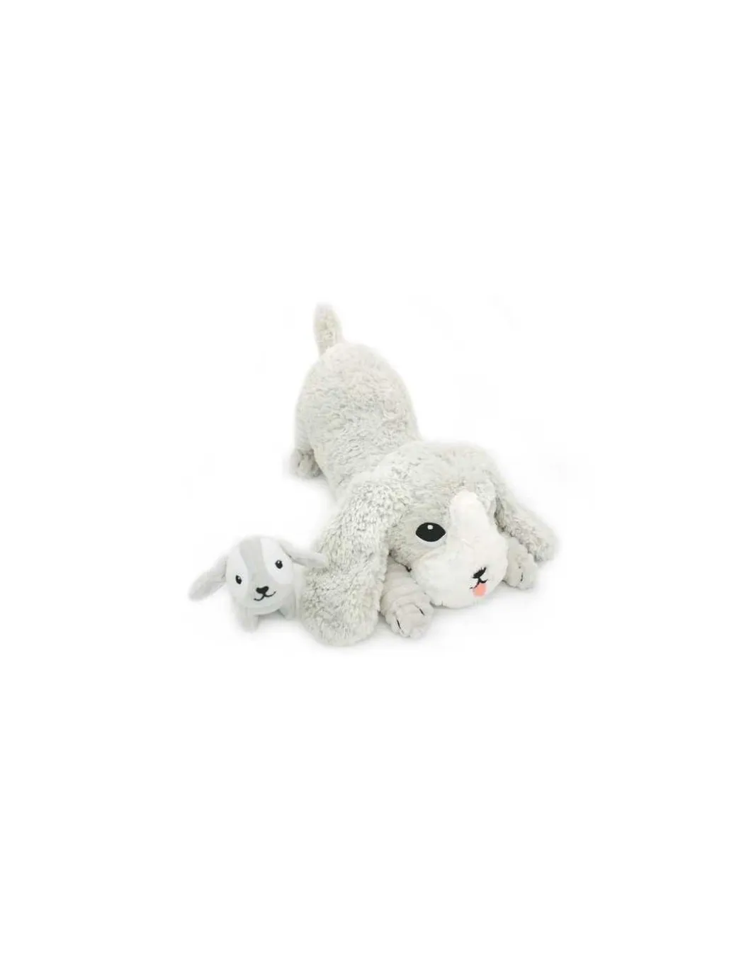 Peluche Toutou le chien gris clair - Les Ptipotos by Déglingos