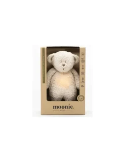 Peluche veilleuse musicale ourson Sable - Moonie
