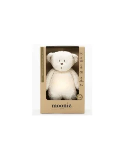Peluche veilleuse musicale ourson Blanc polaire - Moonie