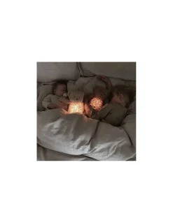 Peluche veilleuse musicale ourson Cappuccino - Moonie