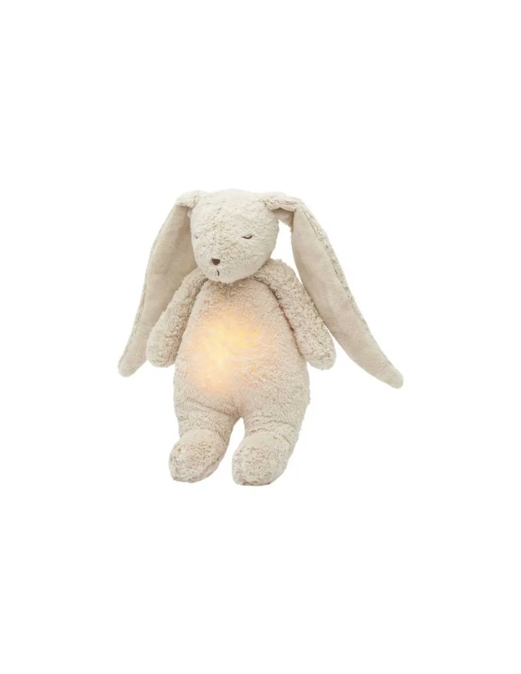 Peluche veilleuse musicale lapin Sable - Moonie