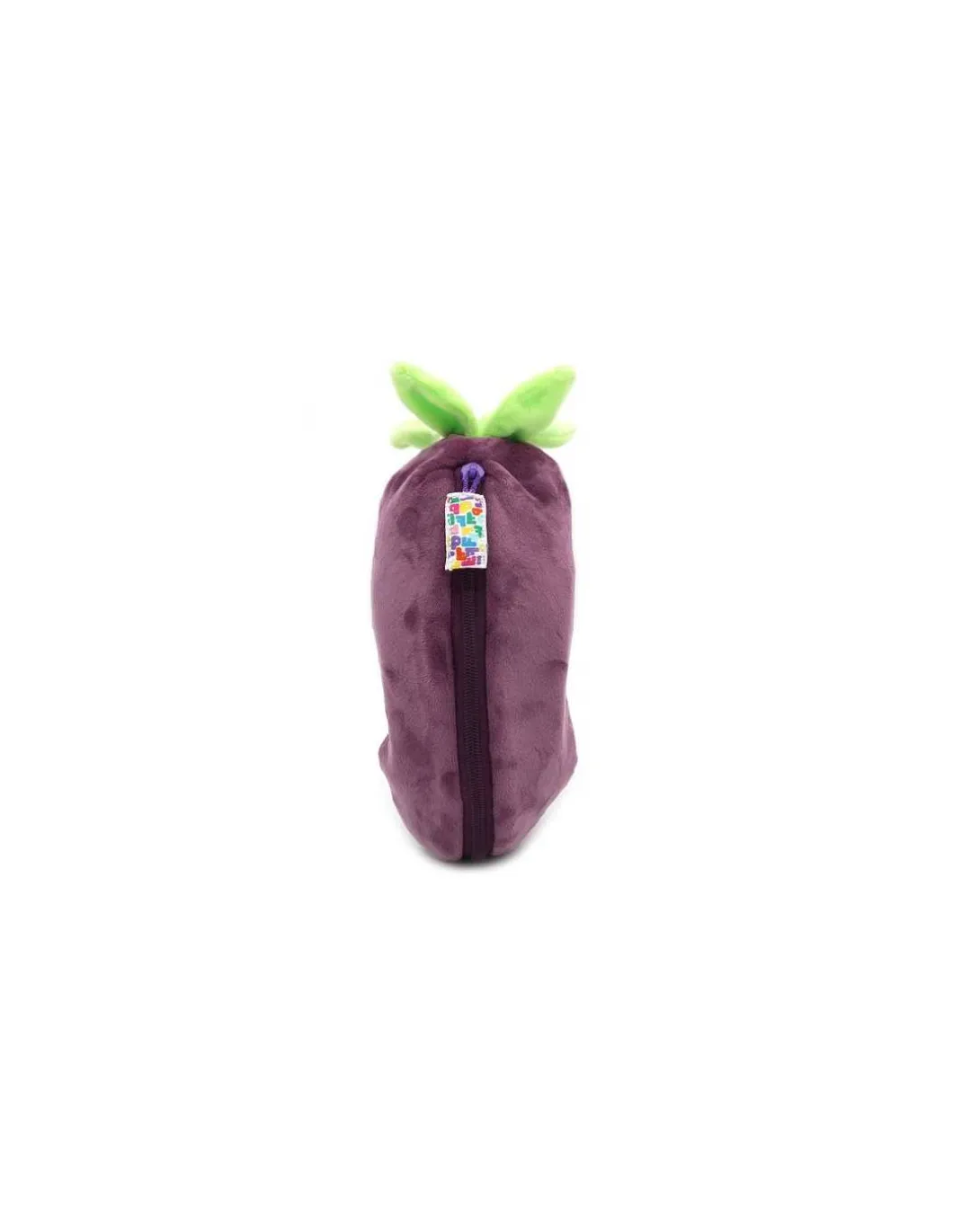 Peluche Velvet l'éléphant aubergine - Flipetz by Déglingos