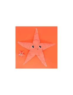 Peluche Wahou l'étoile de mer corail - Les Ptipotos by Déglingos