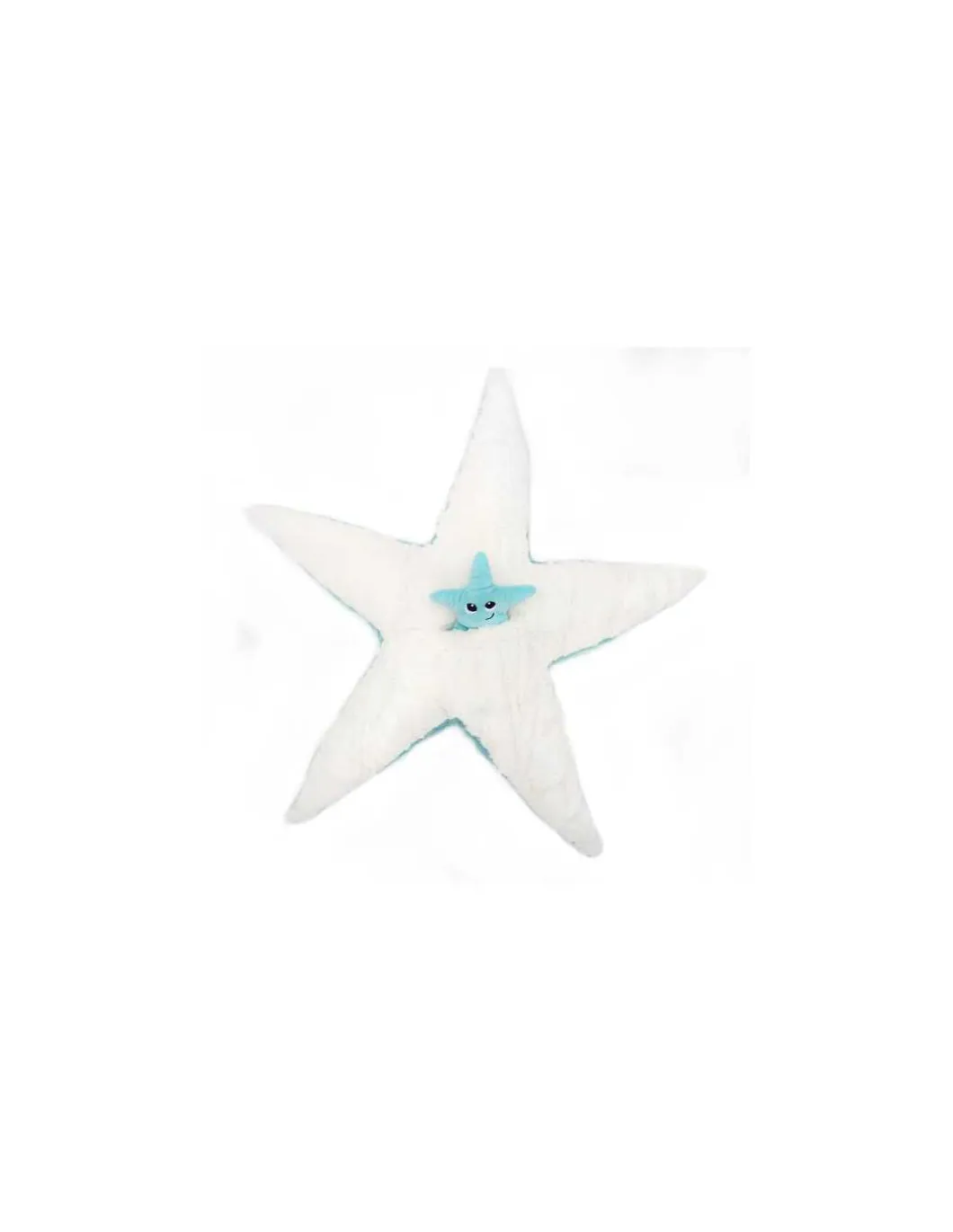 Peluche Wahou l'étoile de mer Aqua - Les Ptipotos by Déglingos