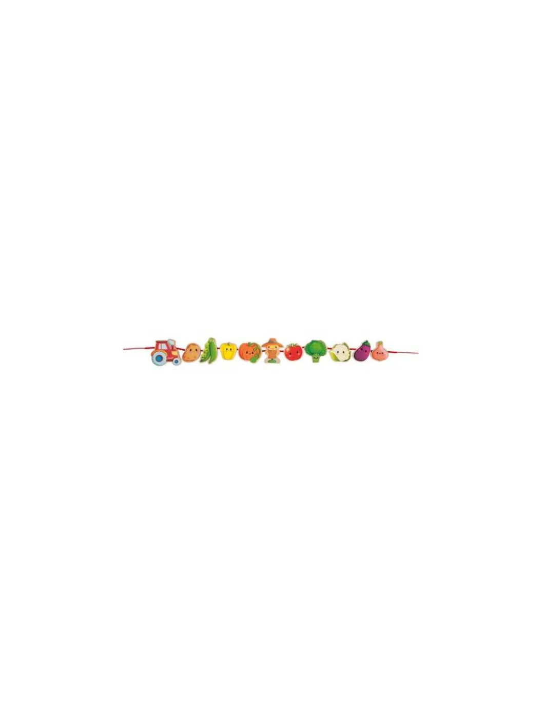Perles à enfiler Potager - Janod