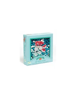 Perles en bois petits animaux - Djeco
