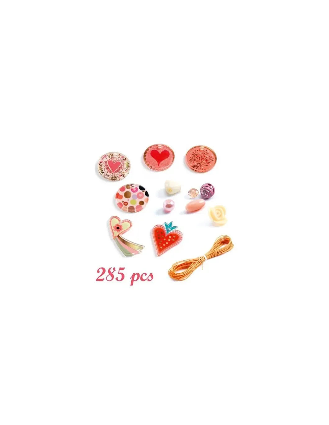 Perles fantaisies coeur - Djeco