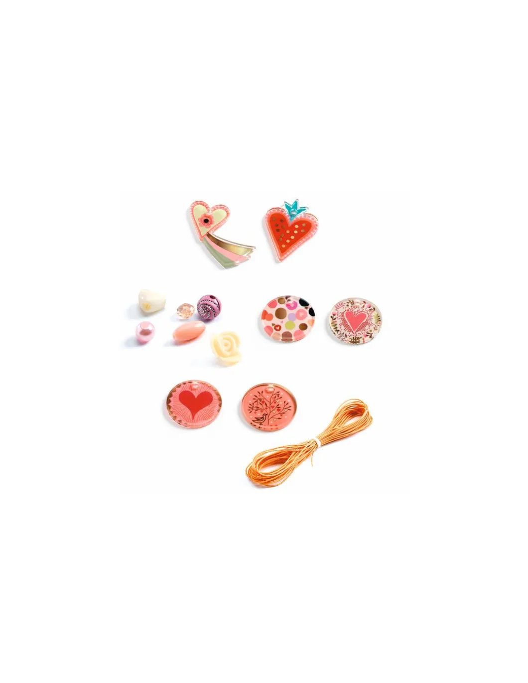 Perles fantaisies coeur - Djeco
