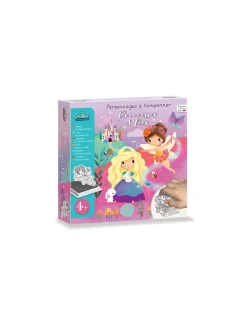 Personnages à tamponner Princesses et Fées - CréaLign'