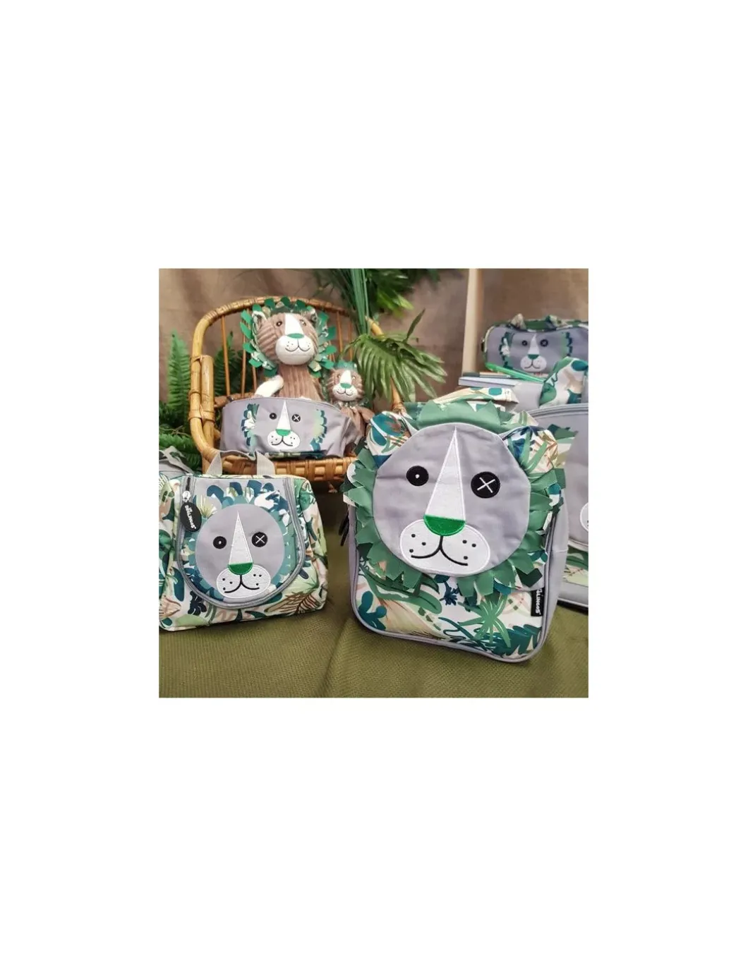 Petit sac à dos Jélékros le lion - Les Déglingos