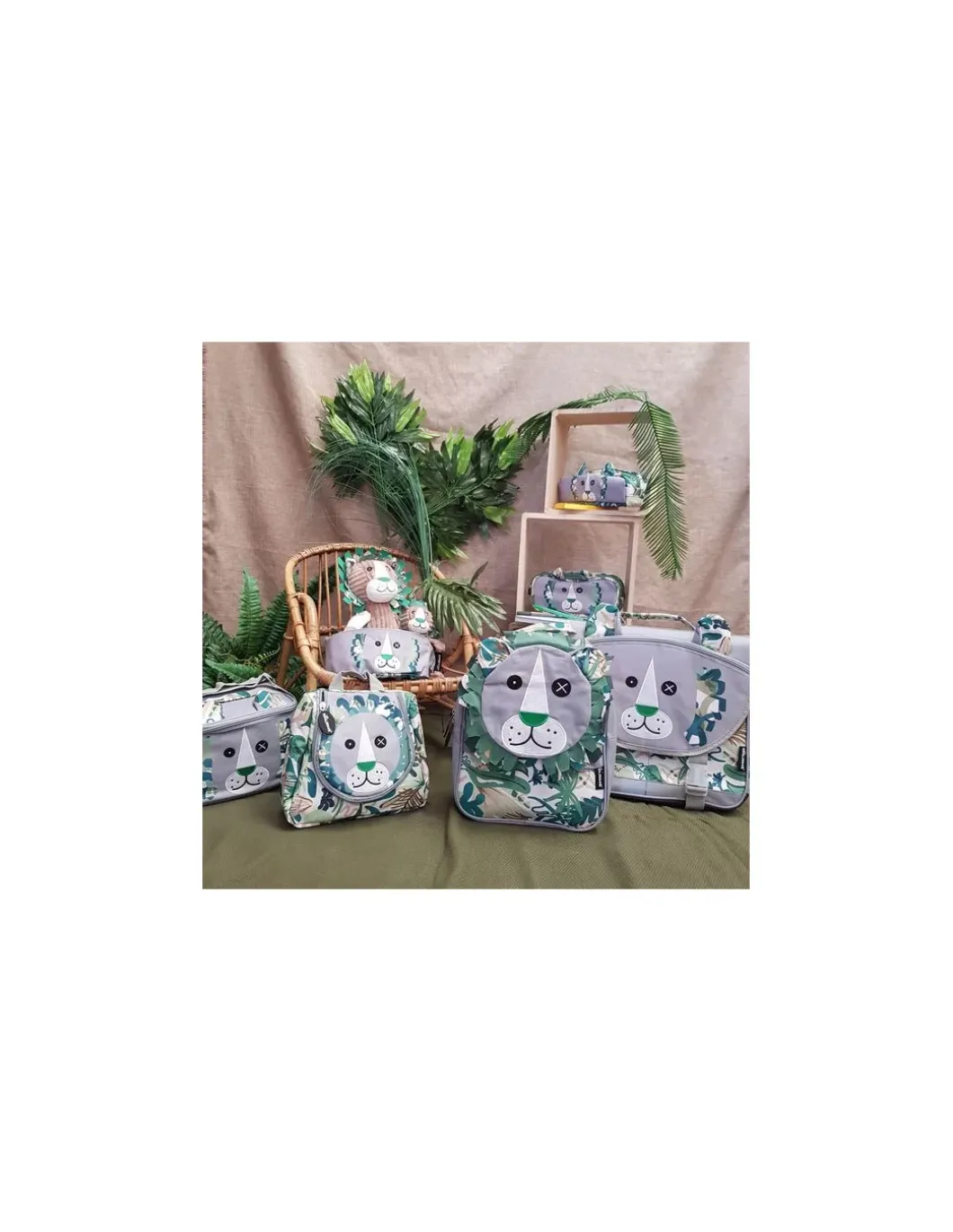 Petit sac à dos Jélékros le lion - Les Déglingos