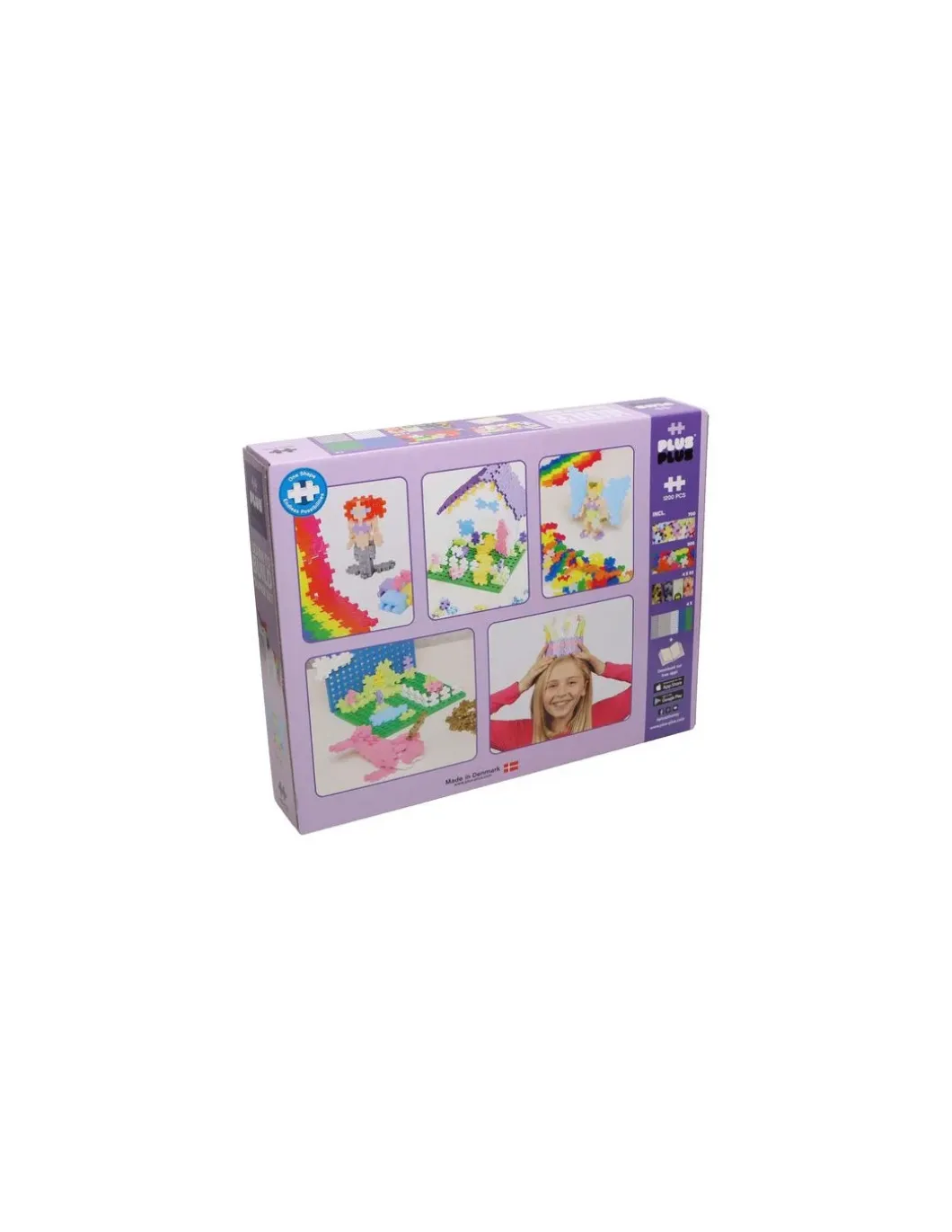 Plus Plus Kit découverte 1200 pièces pastel
